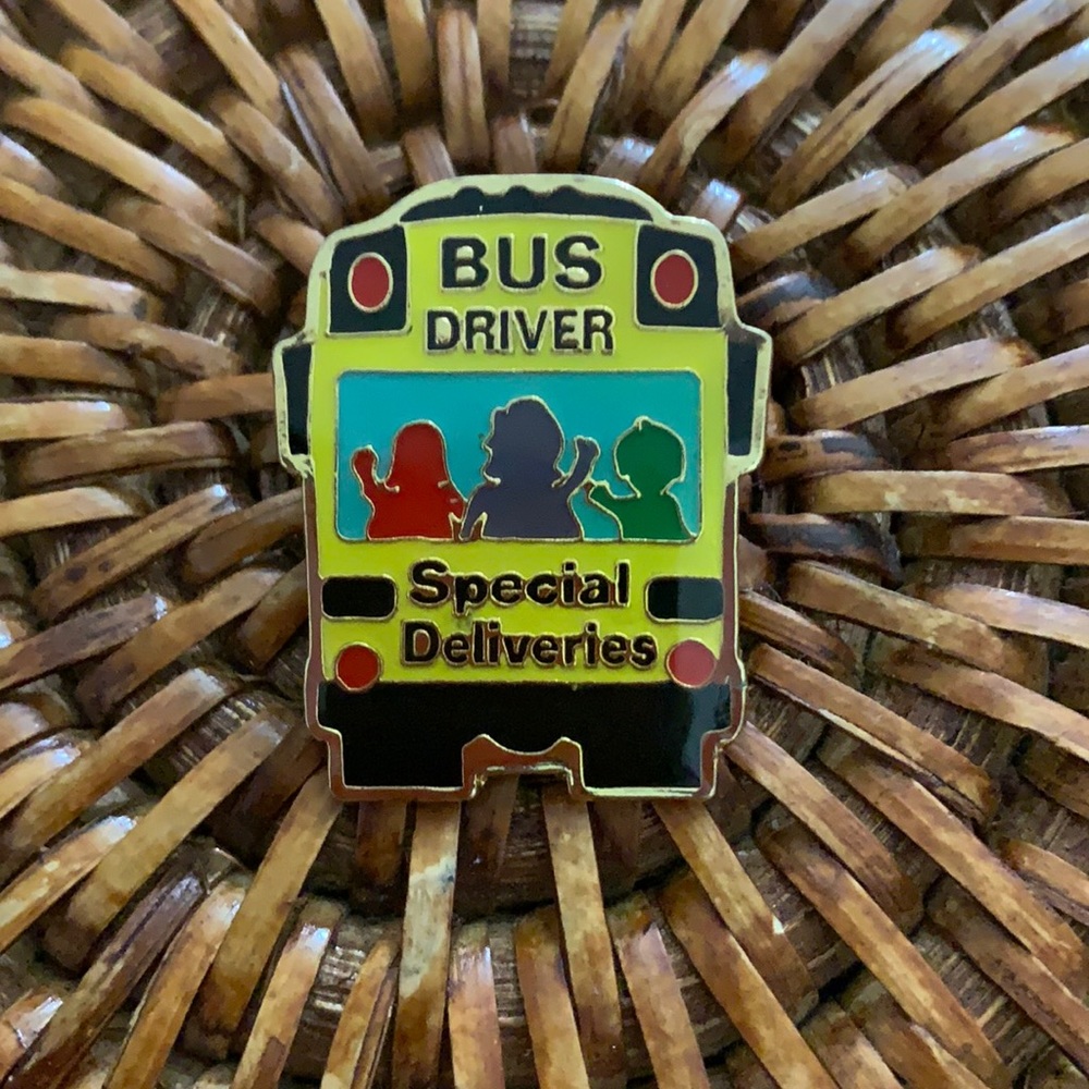3 for $15 💥 Bus Driver Special Delivery Pin Brooch